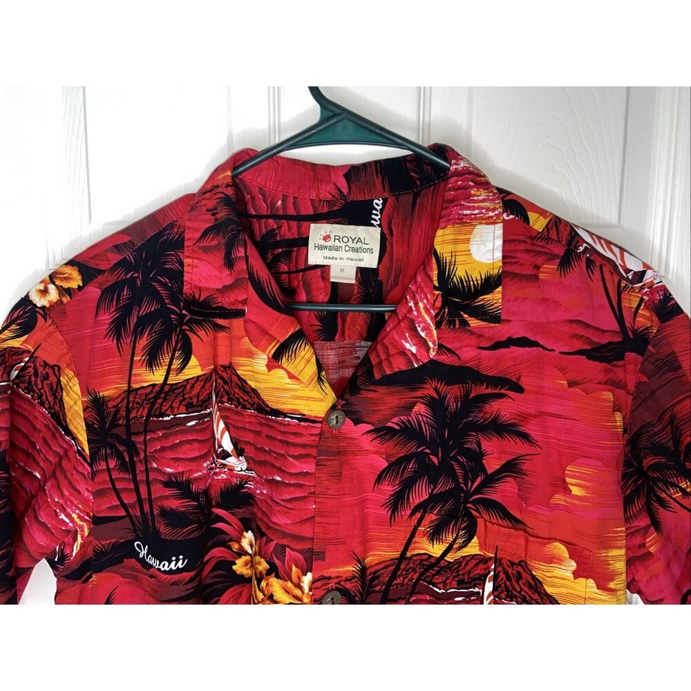 Hawaiian‎ Button Up Theme Shirts XL By ROYAL. Bundle of 2 - Picture 9 of 13